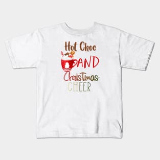 Christmas Eve Hot Choc Festive Cheer Season Kids T-Shirt